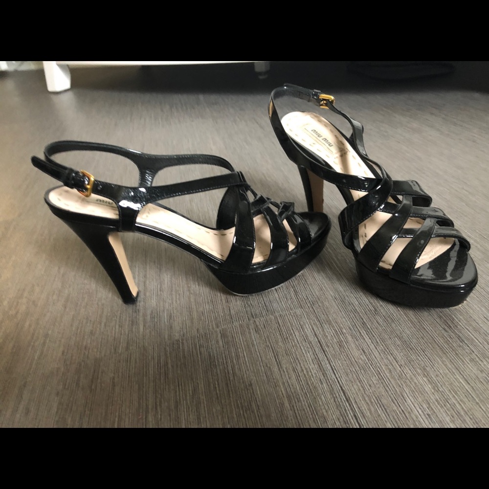 Miu Miu Platform Sandals - image 2